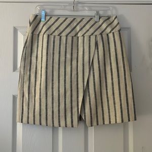 Navy and cream skort